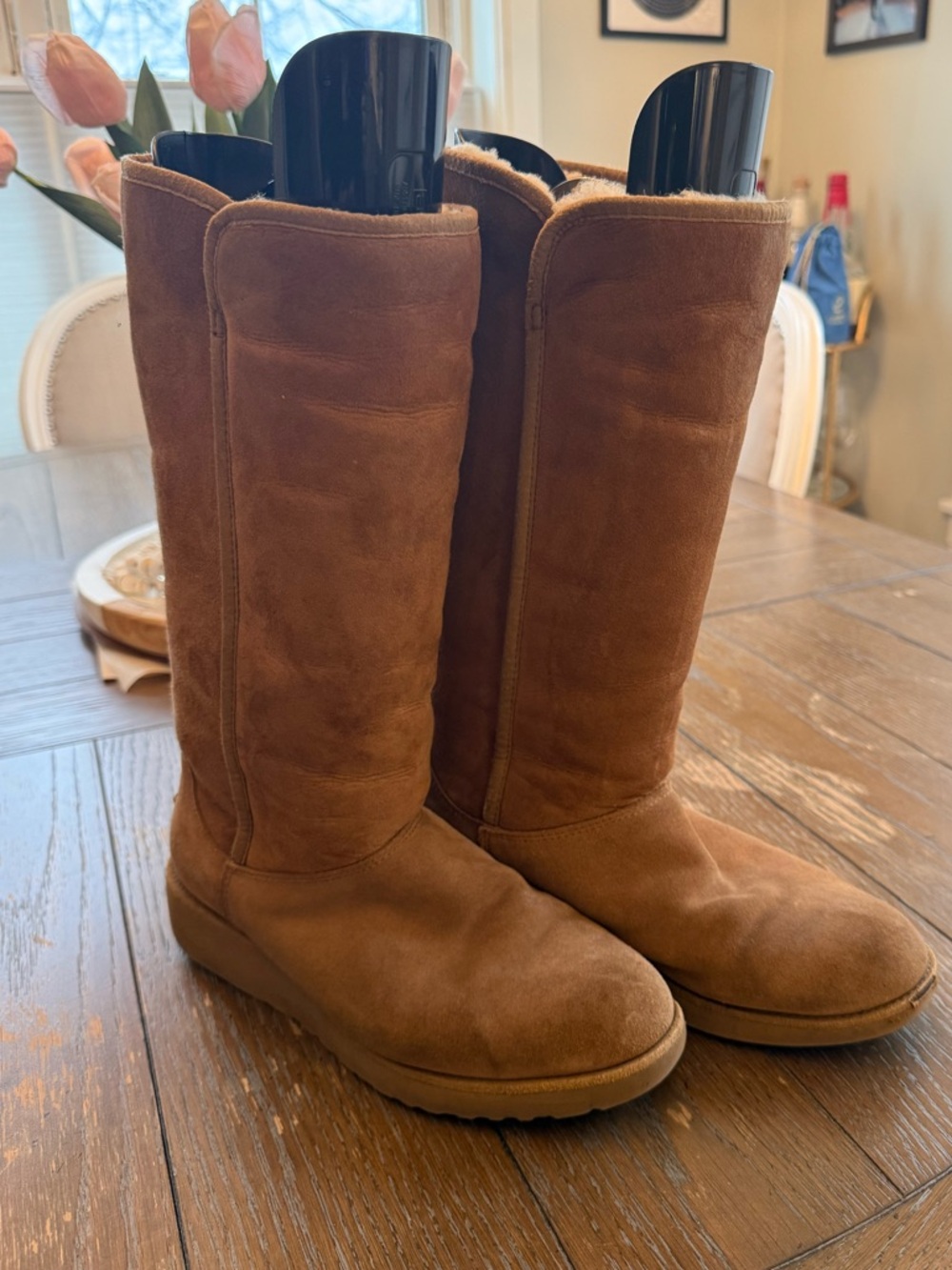 UGG Kara Chestnut Brown Tall Boots